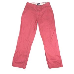 Polo Ralph Lauren Pants Mens 32x31 Pink Chino Flat Front Casual Classic